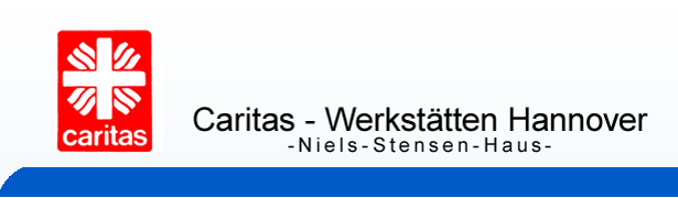 Logo der Caritas Werkst&auml;tten Hannover und Link zur Startseite der Webseite 